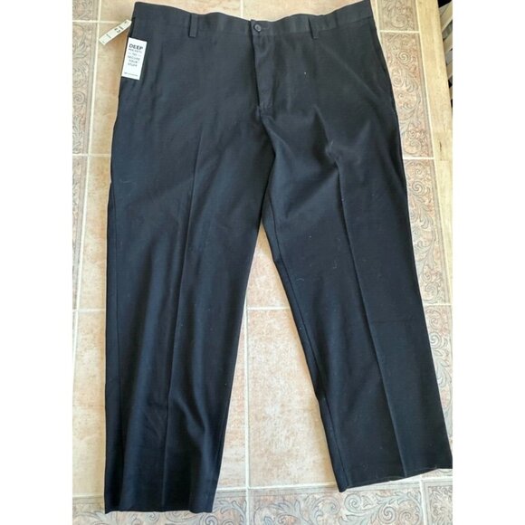 Dockers Black EASY KHAKI Big  Classic Fit Stretch pants‎ Men size 44 x 29 - Picture 1 of 5